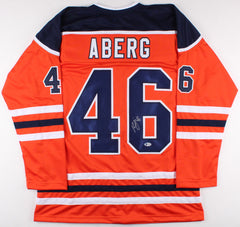 Pontus Aberg Signed Oilers Home Jersey (Beckett) Playing career 2012–present