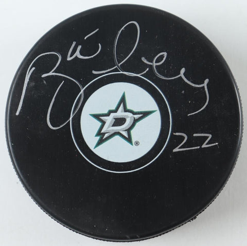 Brett Hull Signed Dallas Stars Logo Hockey Puck (Schwartz COA) 1999 Stanley Cup