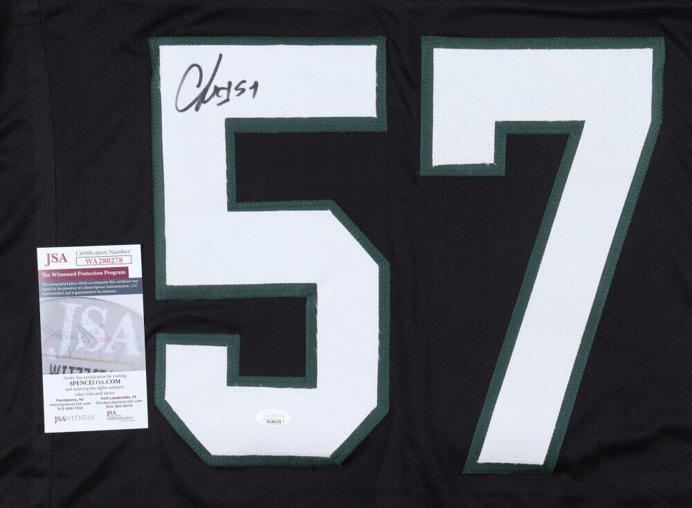C.J. Mosley Signed New York Jets Jersey (JSA COA) 2014 1st Round Pick Linebacker