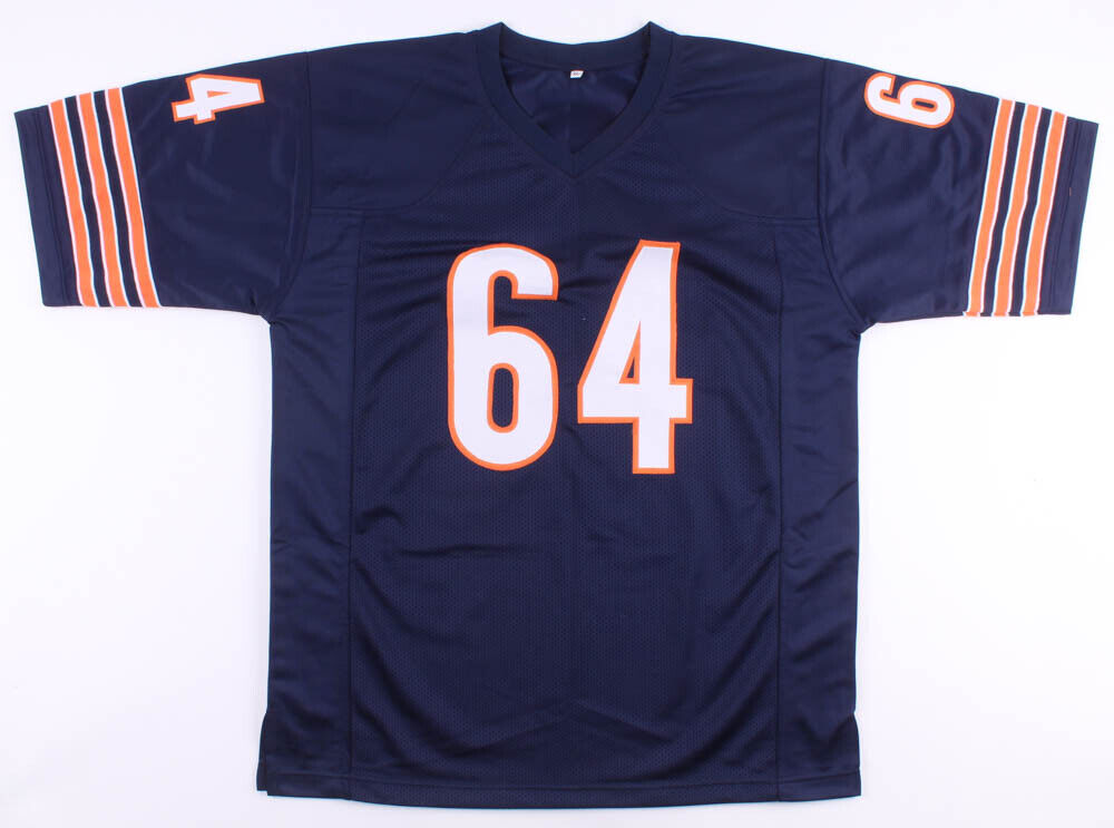 Andy Heck Signed Bears Jersey (JSA COA) Chicago Offensive Tackle (1994–1998)