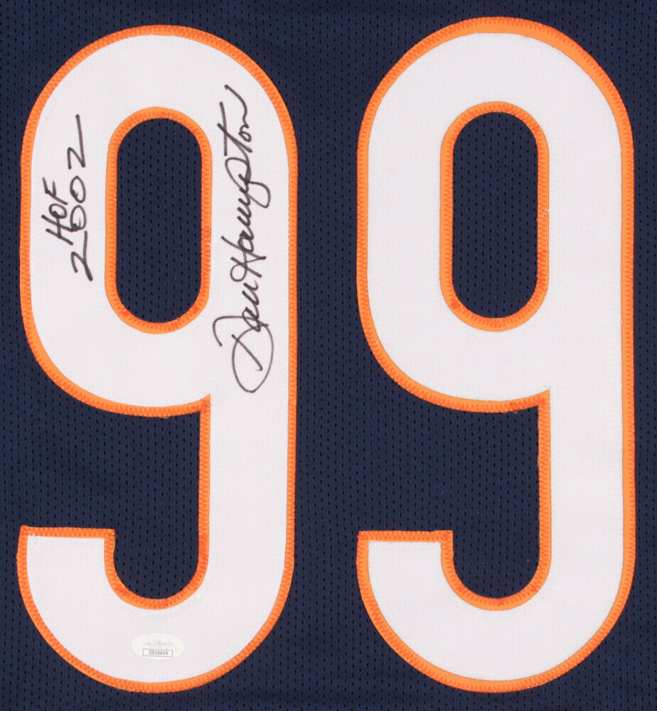 Dan Hampton Signed Chicago Bears Jersey Inscribed HOF 2002 -JSA COA / 1985 Bears