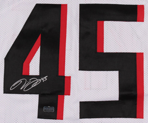 Deion Jones Signed Atlanta Falcons Jersey (Radtke COA) Pro Bowl Linebacker 2017