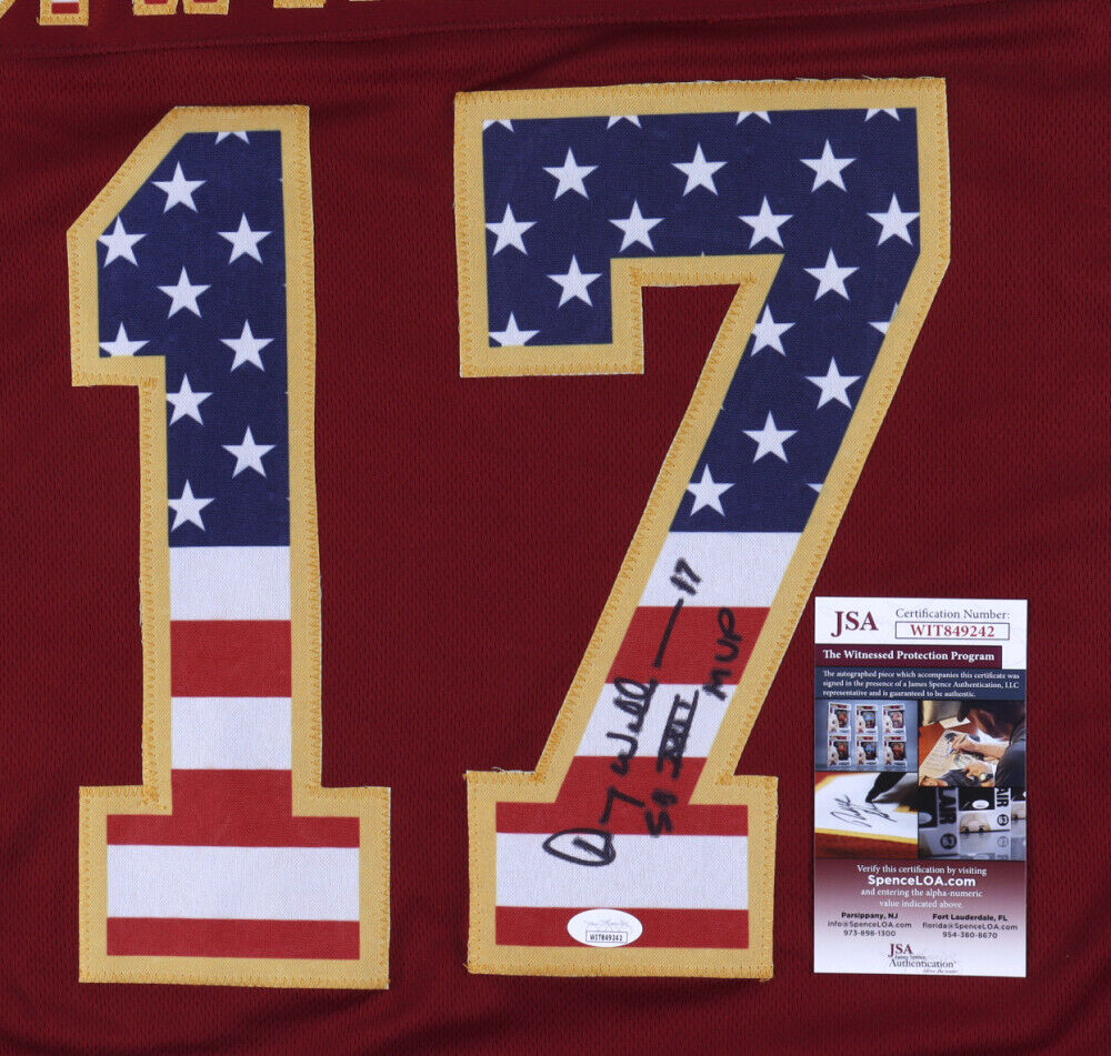 Doug Williams Signed Washington Redskin Jersey Inscribed "SB XXII MVP" (JSA COA)