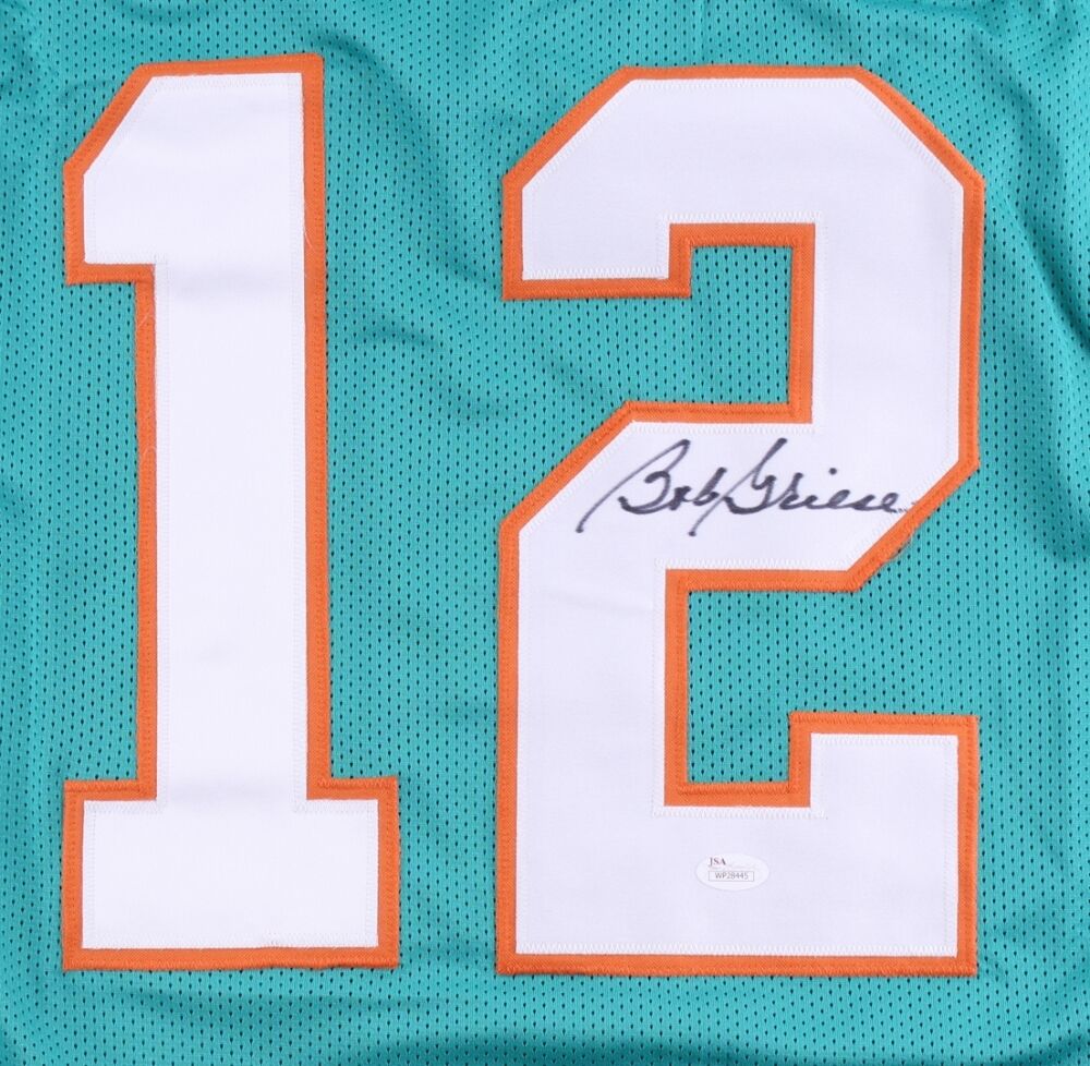 Bob Griese Signed Miami Dolphins Jersey (JSA) 2×Super Bowl Champion Quarterback