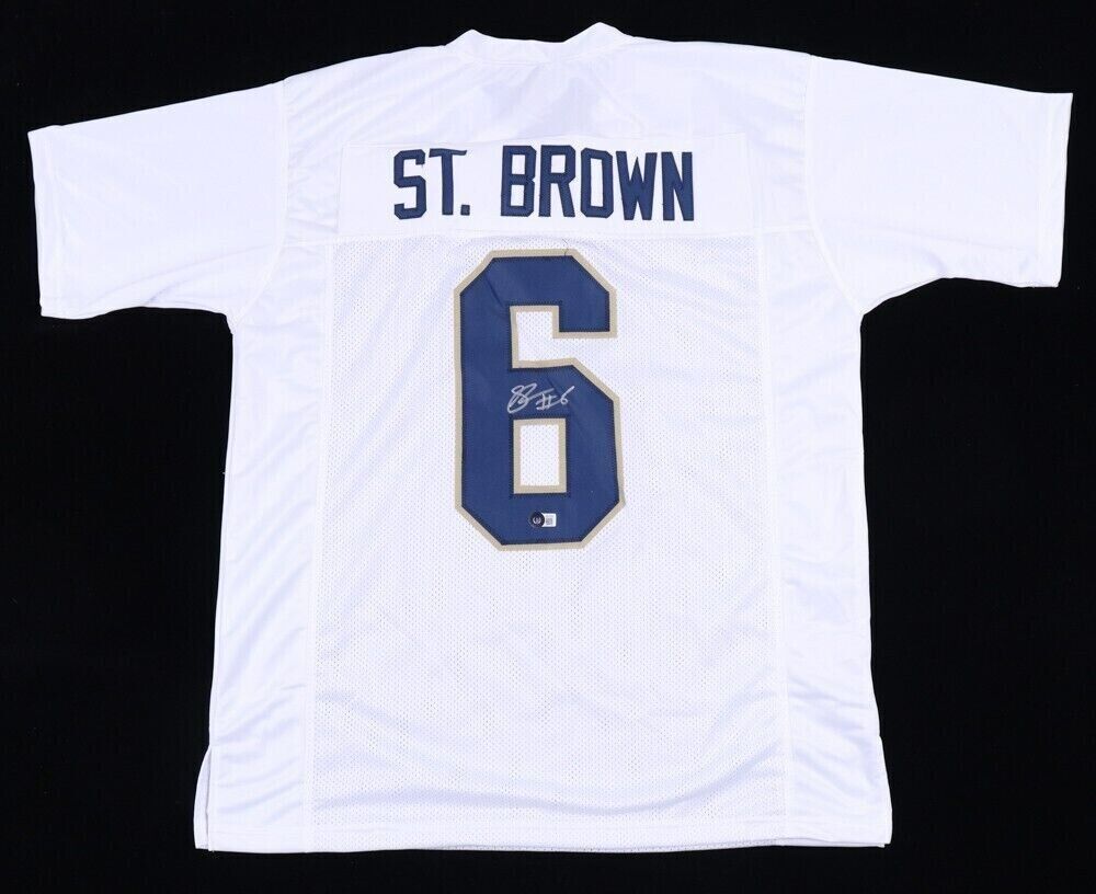 Equanimeous St Brown Signed Notre Dame Fighting Irish Jersey (Beckett) Chicago
