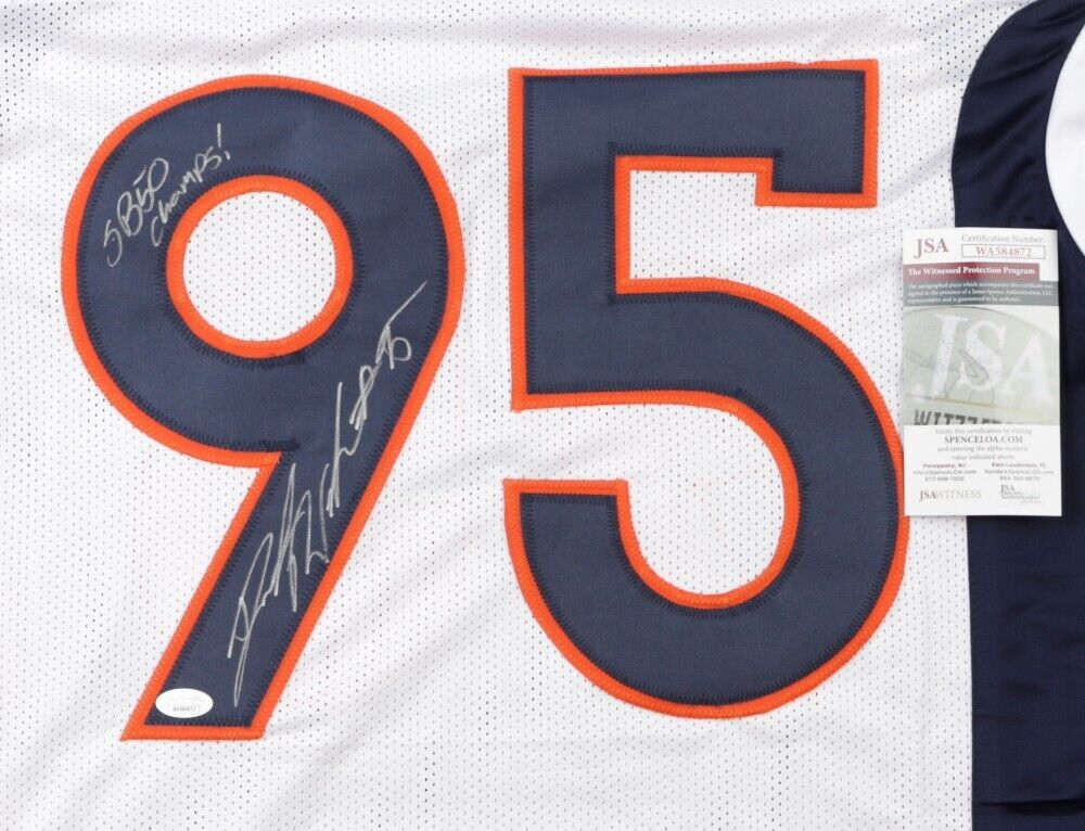 Derek Wolfe Signed Denver Broncos Jersey Inscribed "SB 50 Champs!" (JSA COA)