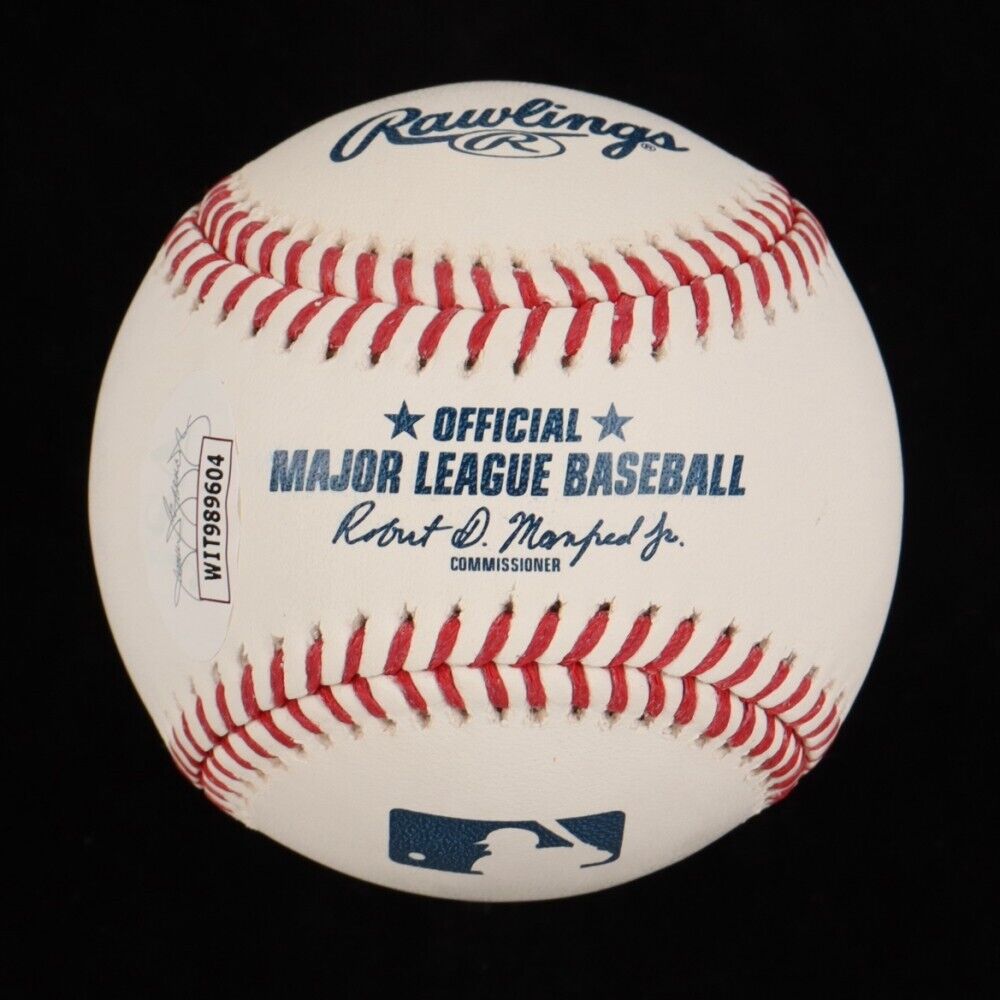 Dave "The Cobra" Parker Signed Baseball (JSA COA) 7xAll Star Pirates, Reds, A's