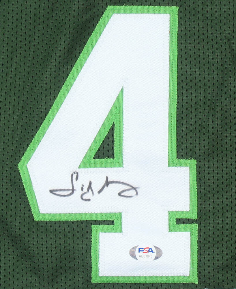 Sidney Moncrief Signed Milwaukee Bucks Jersey (PSA COA)5xAll Star Shooting guard