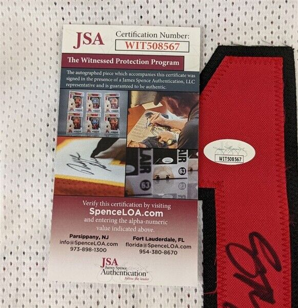 Tim Hardaway Signed Miami Heat White Jersey (JSA COA) 1989 1st Round Pick