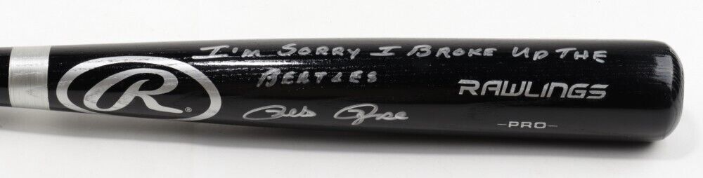Pete Rose Signed Rawlings Big Stick Bat Inscribed "Sorry I Bet on Baseball" JSA