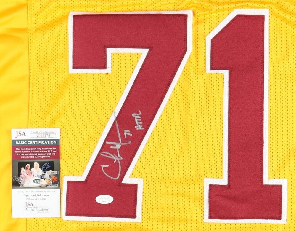 Charles Mann Signed Washington Redskins Jersey Inscribed "HTTR" (JSA COA)