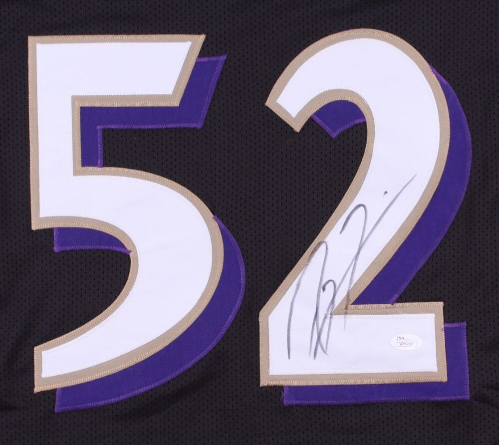 Ray Lewis Signed Ravens Jersey (JSA Holo) 13xPro Bowl L.B. / 2xSuper Bowl Champ