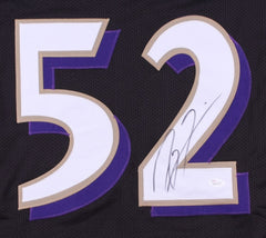 Ray Lewis Signed Ravens Jersey (JSA Holo) 13xPro Bowl L.B. / 2xSuper Bowl Champ