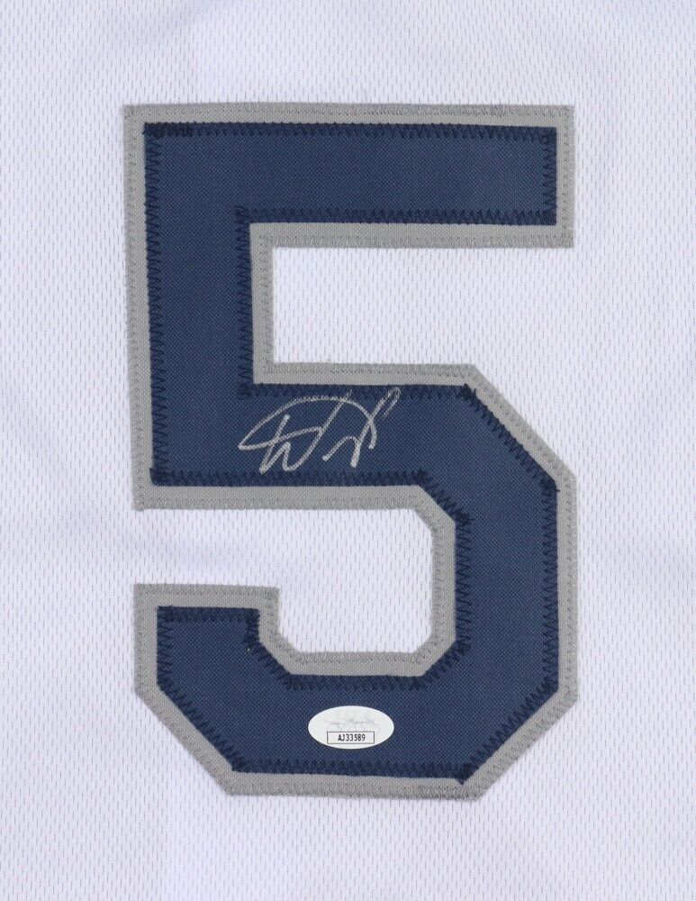 Wander Franco Signed Rays Jersey (JSA) Tampa Ray 2021 Rookie Phenom Shortstop