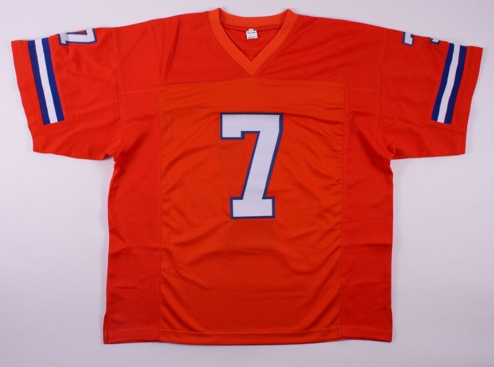 Craig Morton Signed Broncos Jersey (Player Holo) Orange Crush Starting QB 1979
