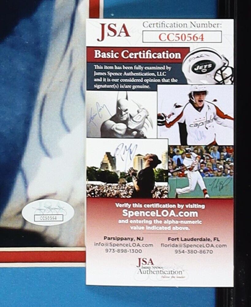 Fergie Jenkins Signed Chicago Cubs Framed Photo "Cy Young N.L. 1971"" (JSA COA)