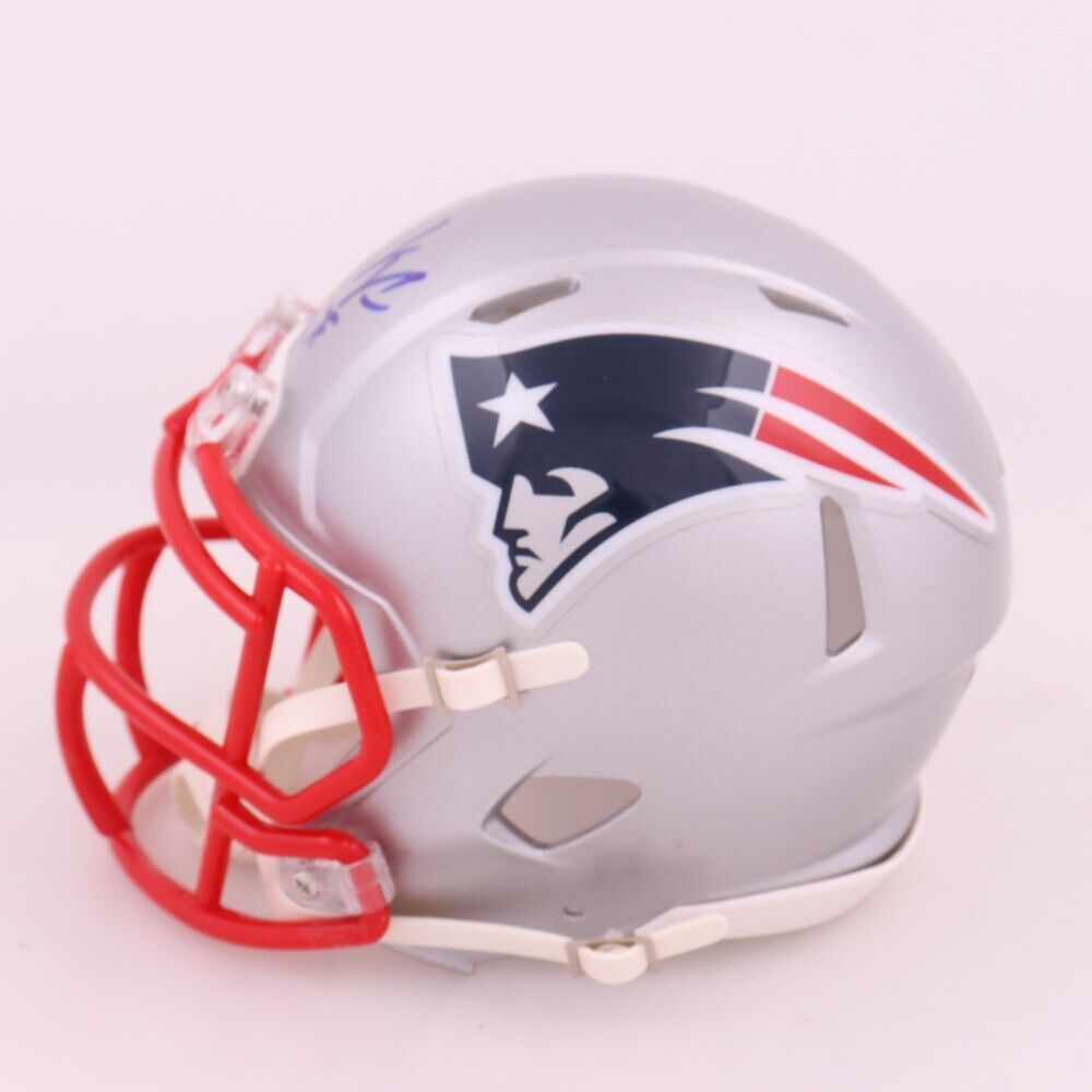 Vince Wilfork Signed New England Patriot Mini Helmet /JSA COA 2xSuper Bowl Champ