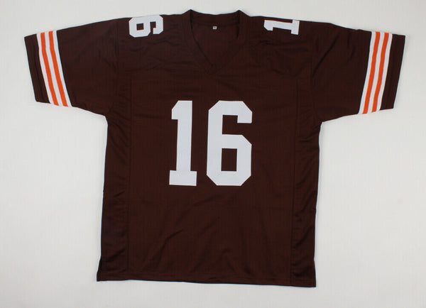 Ohio Sports Group Josh Cribbs Cleveland Browns Autographed White Custom Jersey - Beckett Authentic