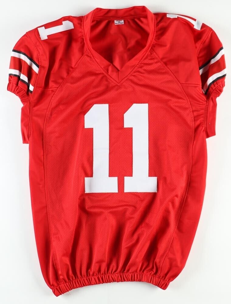 C. J Hicks Signed Ohio State Buckeyes Jersey (JSA COA) 2023 Sophomore Linebacker