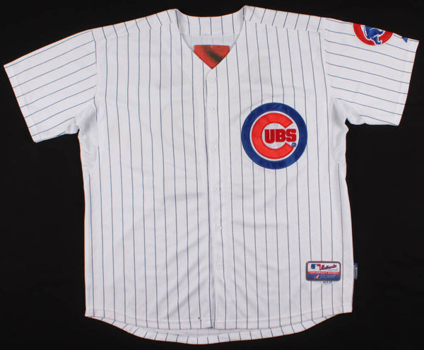 Addison Russell Signed Chicago Cubs Pinstriped Majestic MLB Jersey (PS –