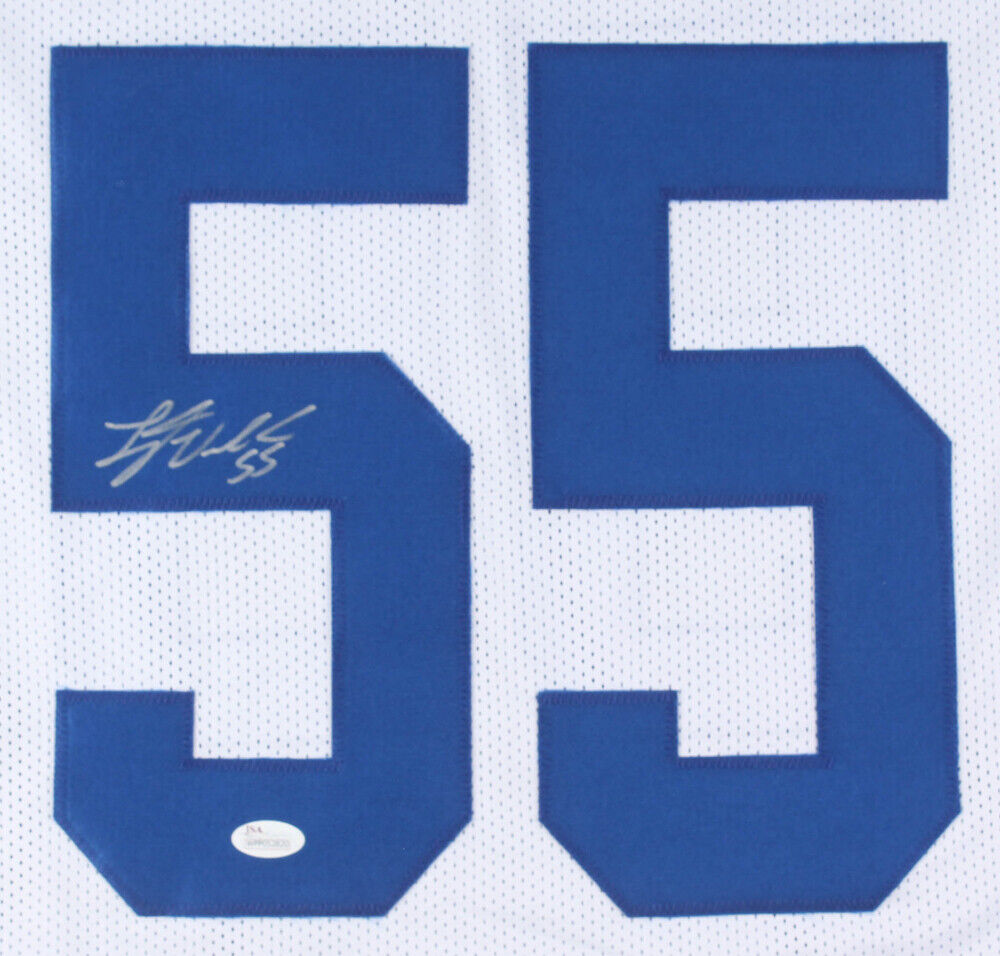 Leighton Vander Esch Signed Cowboys Jersey (JSA Holo) Dallas 2018 #1 Draft Pk