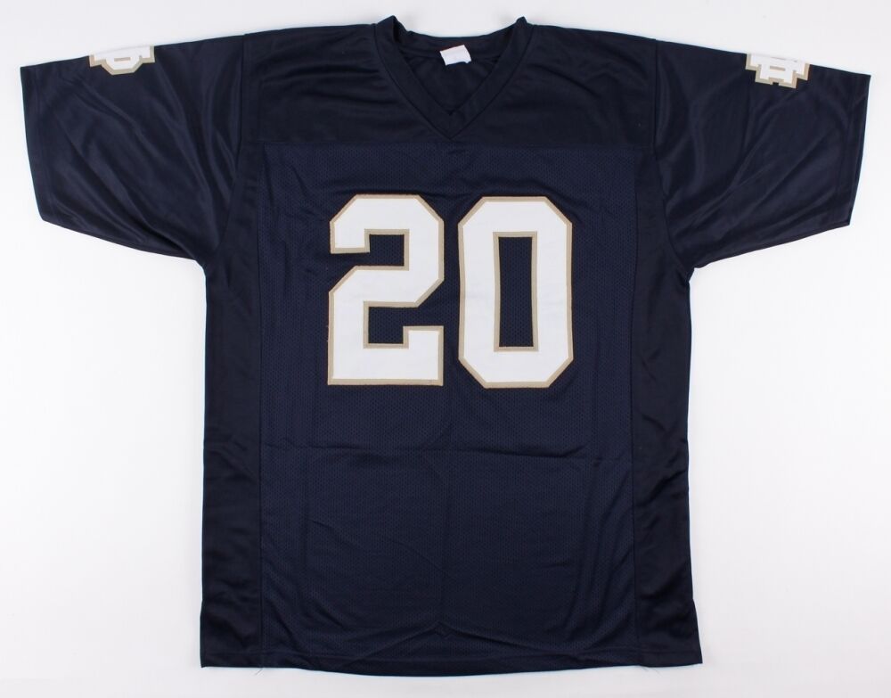 C.J. Prosise Signed Notre Dame Fighting Irish Jersey Inscribed "Go Irish" (PSA)
