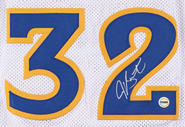 Joe Smith Signed Golden State Warriors Jersey (Fiterman Sports Holo) 1 –
