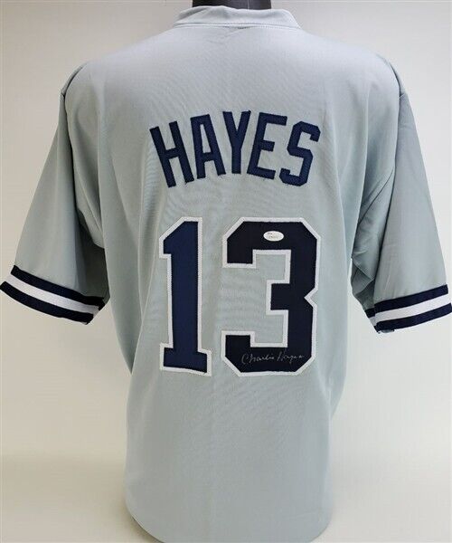 Charlie Hayes Signed New York Yankee Jersey (JSA COA) 1996 World Series Champion