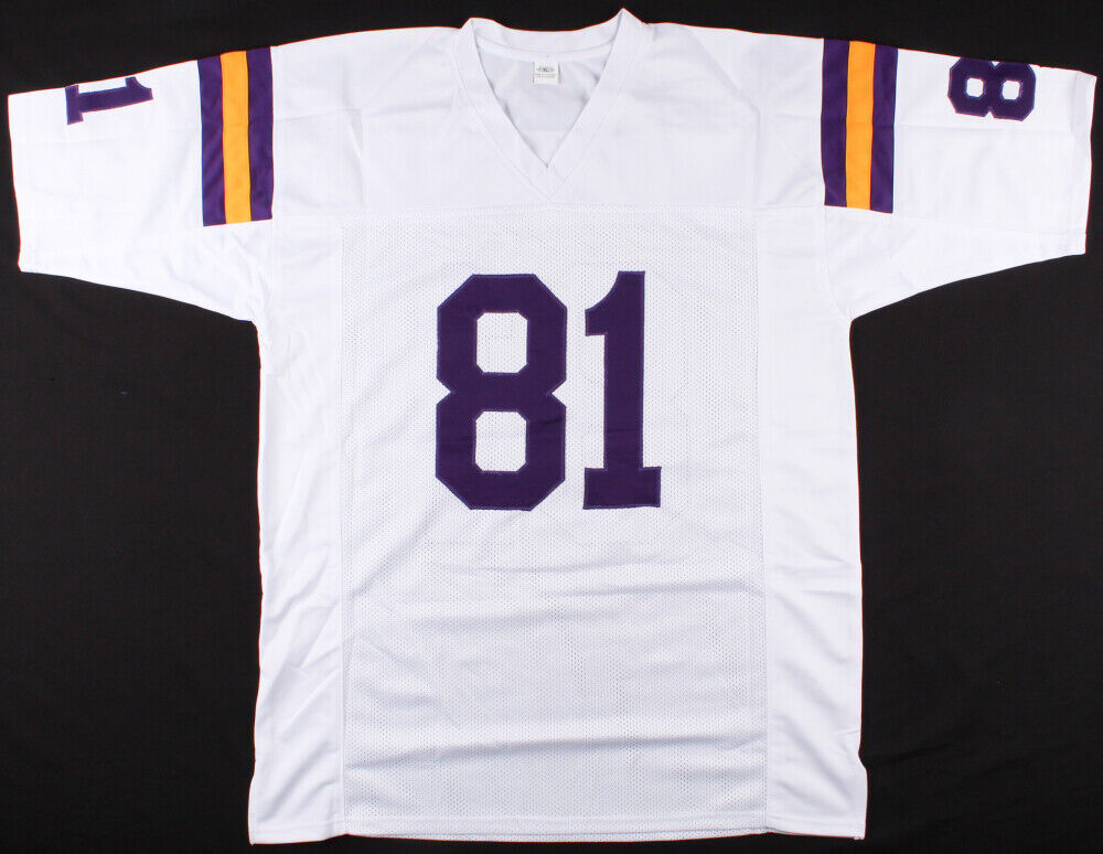 Carl Eller Signed Minnesota Vikings Jersey Inscribed HOF 04 (JSA) 1969 NFL Champ