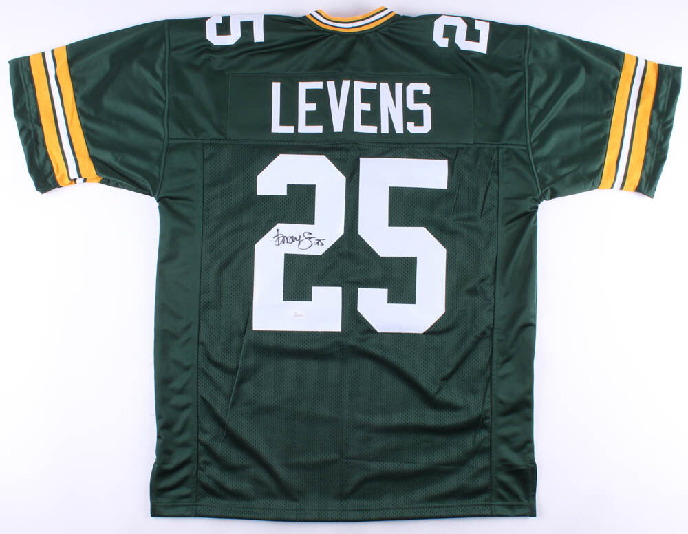 Dorsey Levens Signed Packers Jersey (JSA Holo) Green Bay Running Back 1994–2001