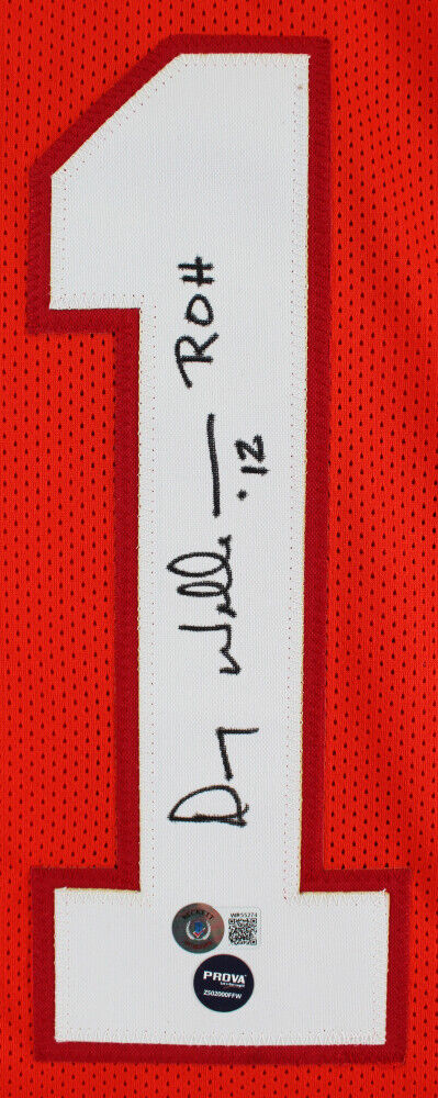 Doug Williams Signed Tampa Bay Buccaneer Creamsicle Jersey Ins ROH (Beckett COA)