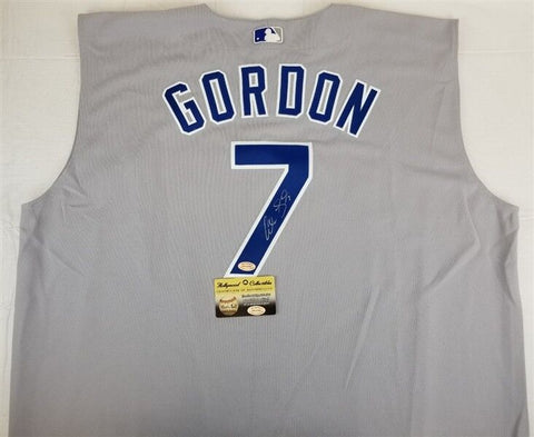 Alex Gordon Signed Kansas City Royals Russell Athletics Jersey (Hollywood COA)