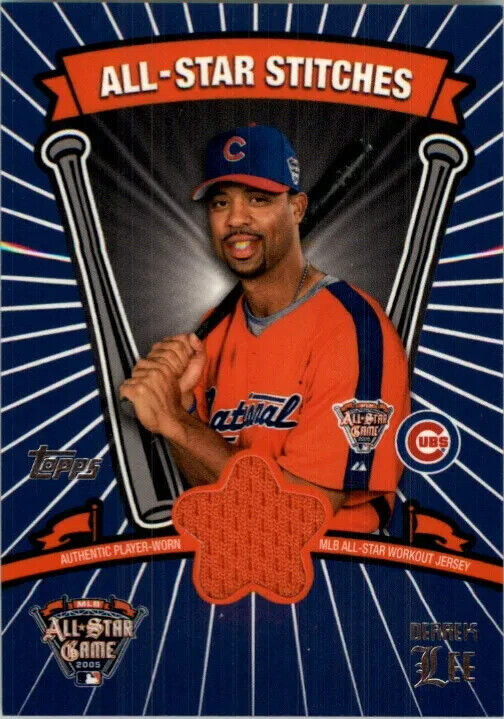 Derrek Lee Signed 2005 MLB All Star Game Jersey Ins "1st ASG" (JSA) Chicago Cubs