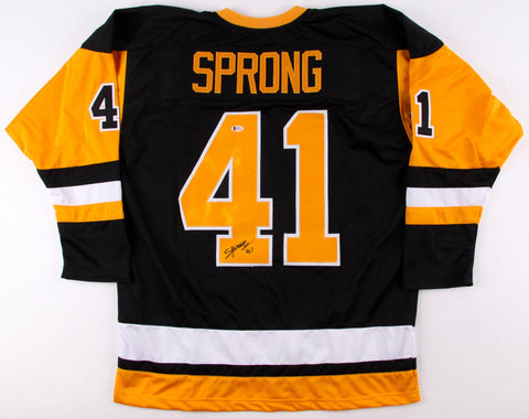 Daniel Sprong Signed Penguins Jersey (Beckett COA) Pittsburgh Right Wing