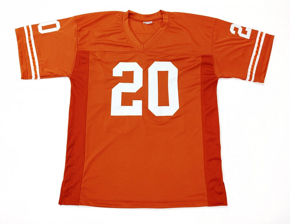 Earl Campbell Signed Texas Longhorns Jersey (Beckett Holo) Oilers All Pro R.B.