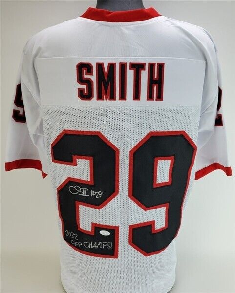 Christopher Smith Signed Georgia Bulldog Jersey "2022 CFP Champs!" (JSA COA) D.B