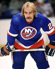Bob Nystrom Signed New York Islanders Logo Puck (Steiner) 4xStanley Cup Champion