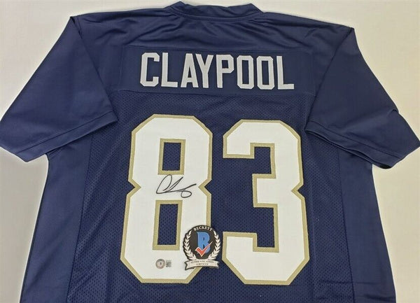 Chase Claypool Signed/Auto Steelers Black Football Jersey Framed Beckett  156897