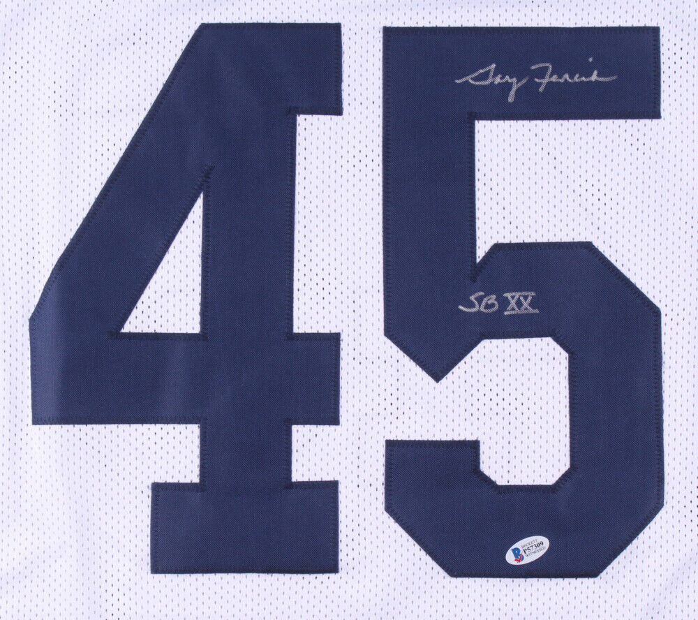 Gary Fencik Signed Chicago Bears Jersey Inscribed SBXX (Beckett) 2xPro Bowl DB