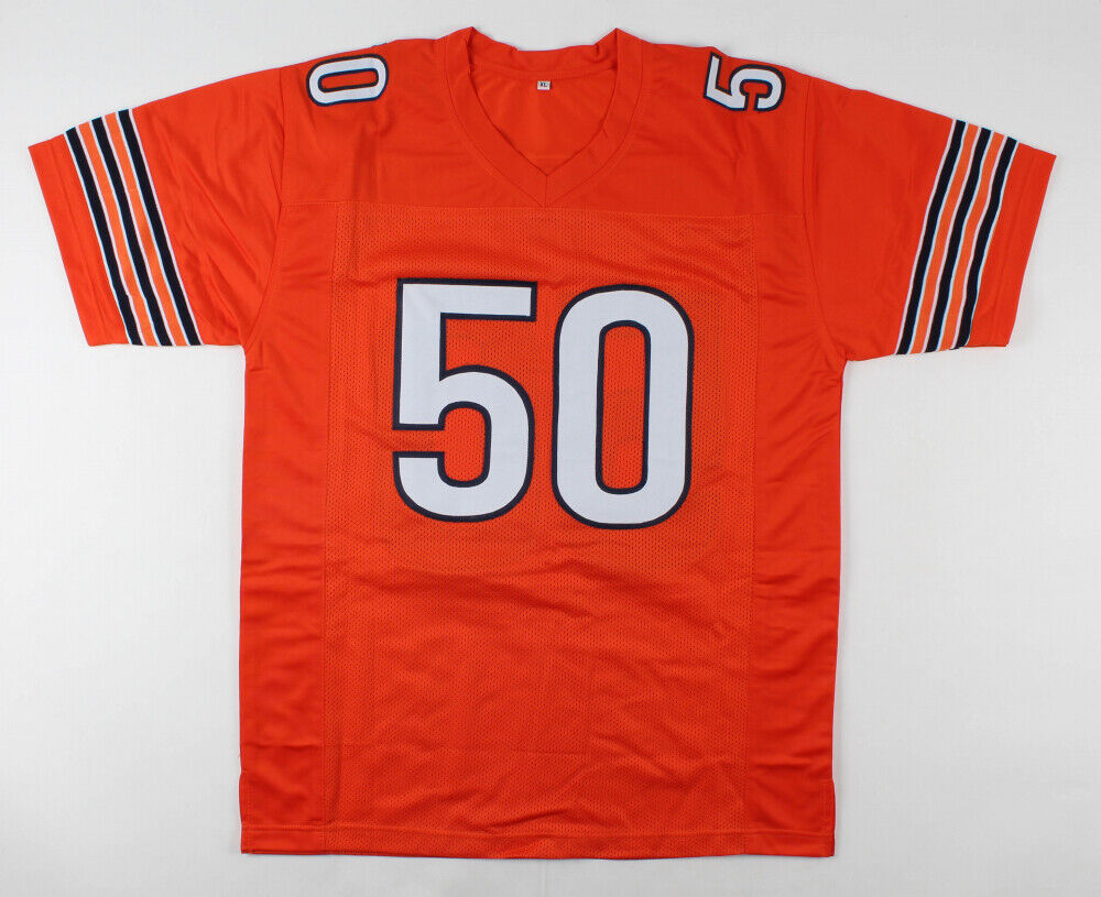 Mike Singletary Signed Bears Jersey Inscribed HOF 98 (Beckett COA) Super Bowl XX