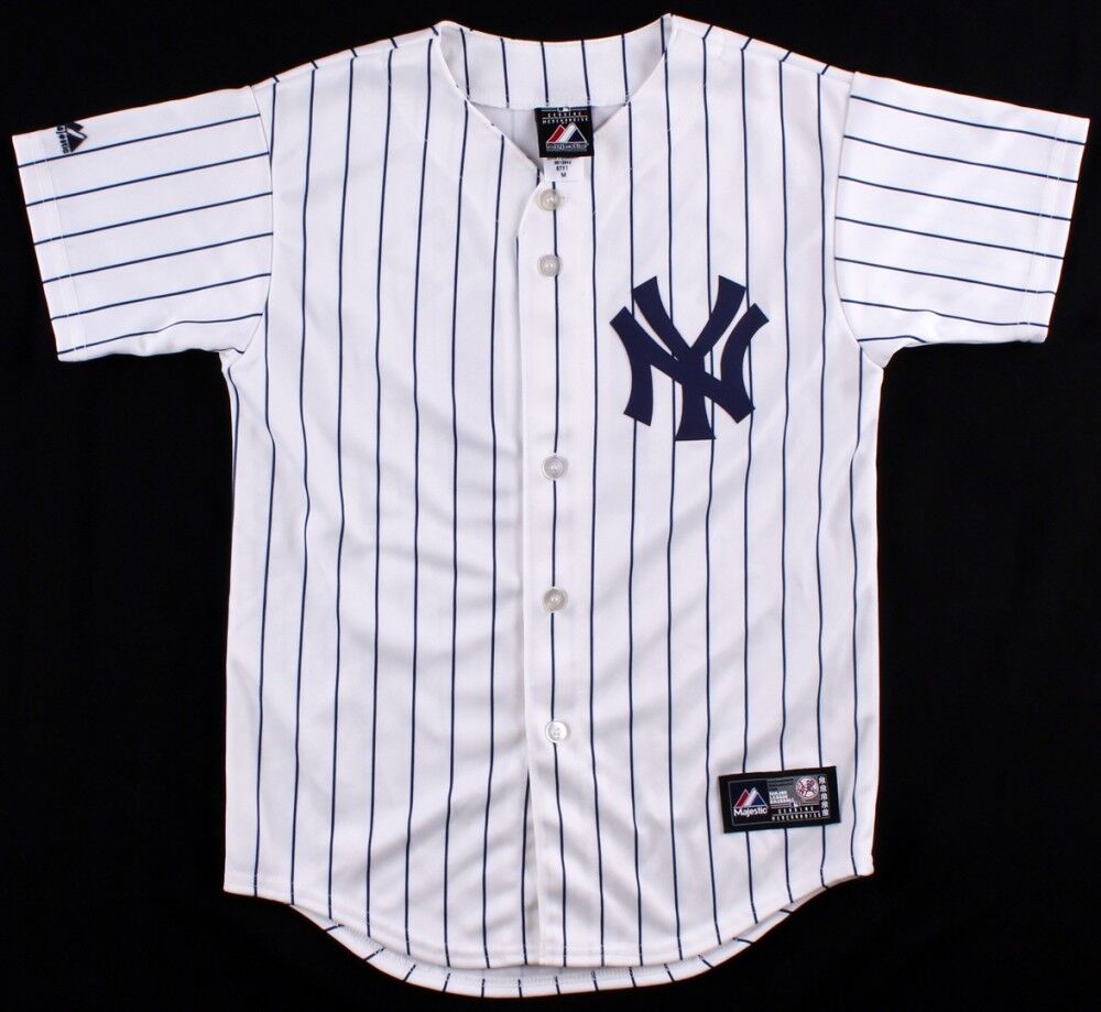 Alex Rodriguez Signed Pinstriped Yankees Authentic Majestic Youth Jersey (JSA)