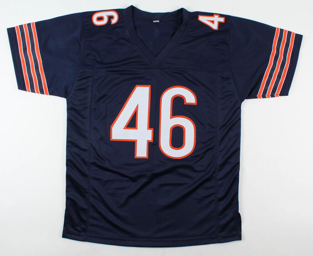 Doug Plank Signed Chicago Bears Jersey (JSA COA) 1975 Draft Pk Ohio State Safety