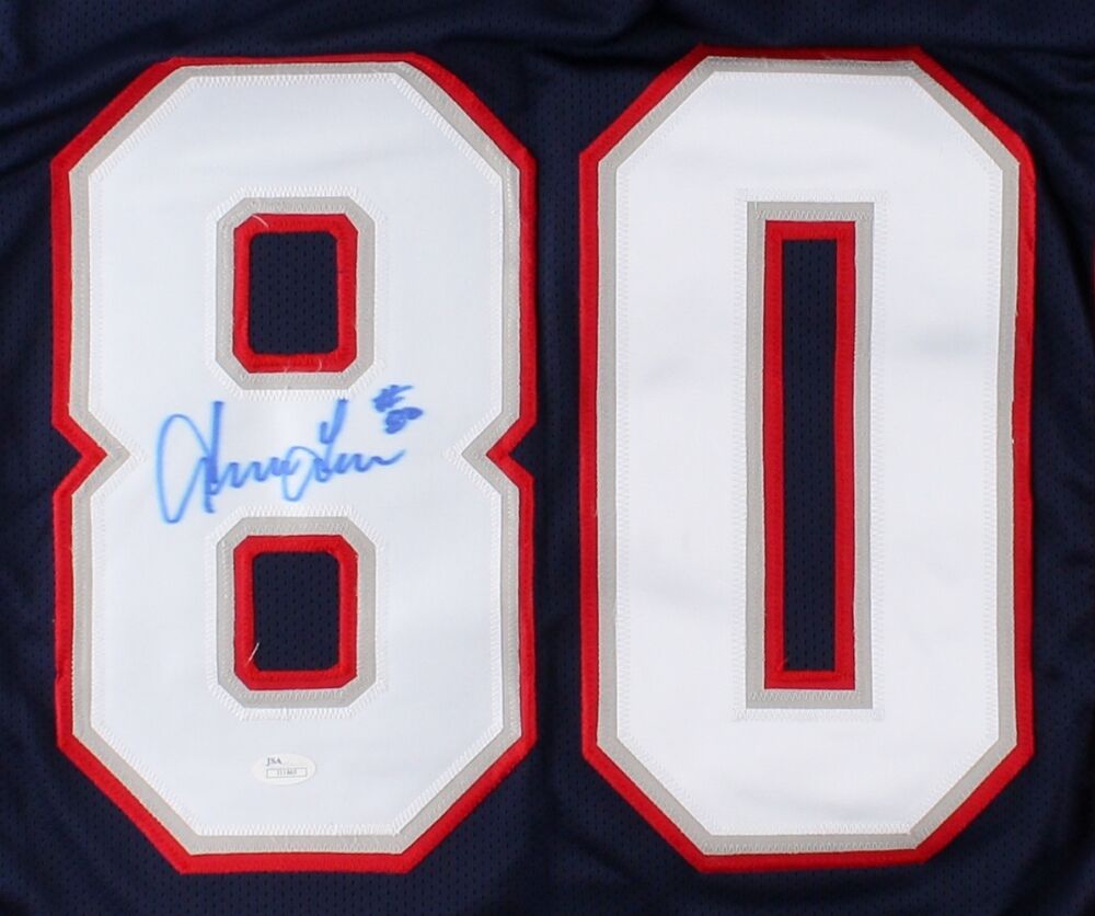 Irving Fryar Signed Patriots Jersey (JSA Hologram) Super Bowl XX Wide Receiver