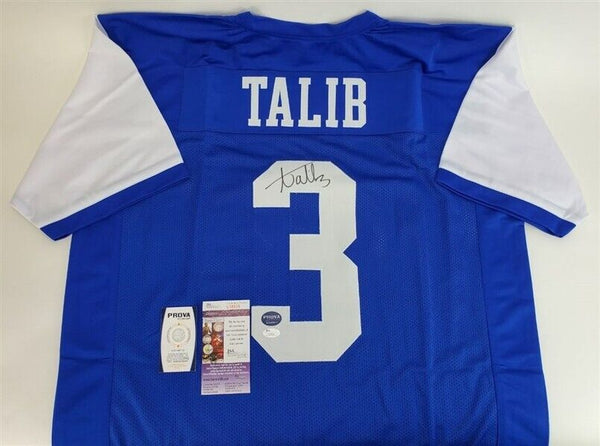 Aqib Talib Signed Denver Broncos Blue Custom Jersey