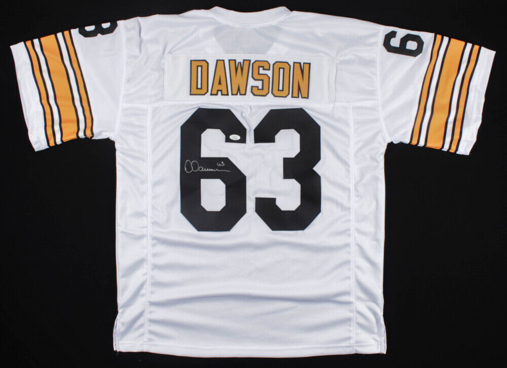 Dermontti Dawson Signed Pittsburgh Steelers Jersey (JSA COA) Hall of Fame 2012