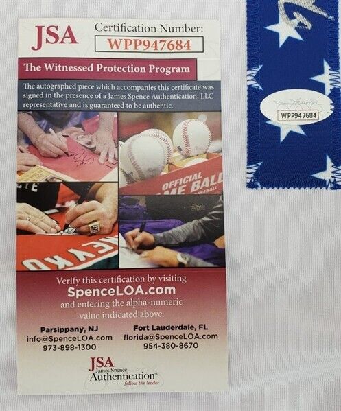 Dwight Gooden Signed Team USA Baseball Jersey (JSA COA) Mets & Yankees Pitcher