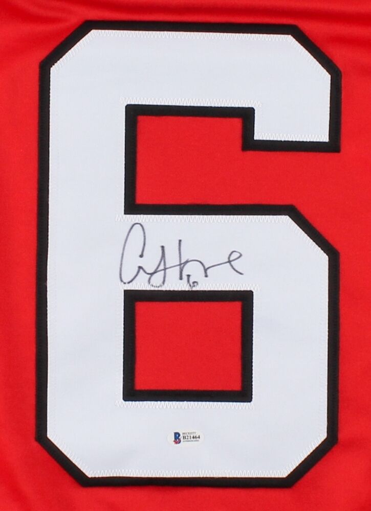 Andy Greene Signed Devils Jersey (Beckett) New Jersey Veteran Defenseman