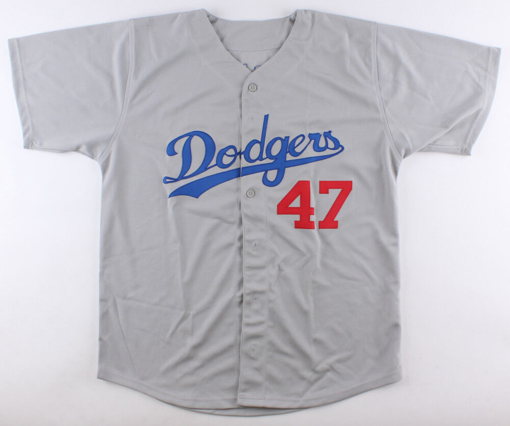 Luis Cruz Signed Dodgers Jersey (PSA COA) Los Angeles Utility Infielder