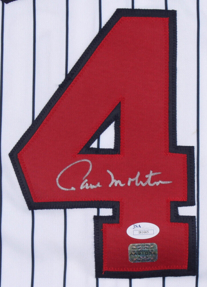 Paul Molitor Signed Twins Jersey (JSA COA) 3000 Hit Club  & Hall of Famer 2004