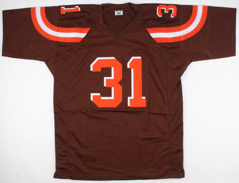 Nick Chubb Signed Cleveland Browns Jersey (Beckett) #31 His Rookie Year Number